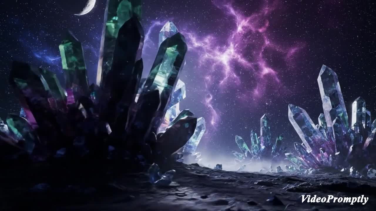 Alien Landscape Crystal Structures