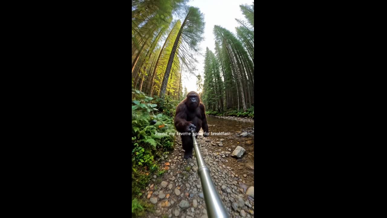Bigfoot's Morning Routine