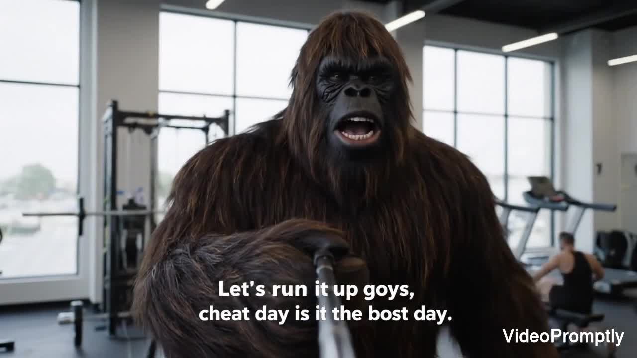 Bigfoot Gym Day Motivation