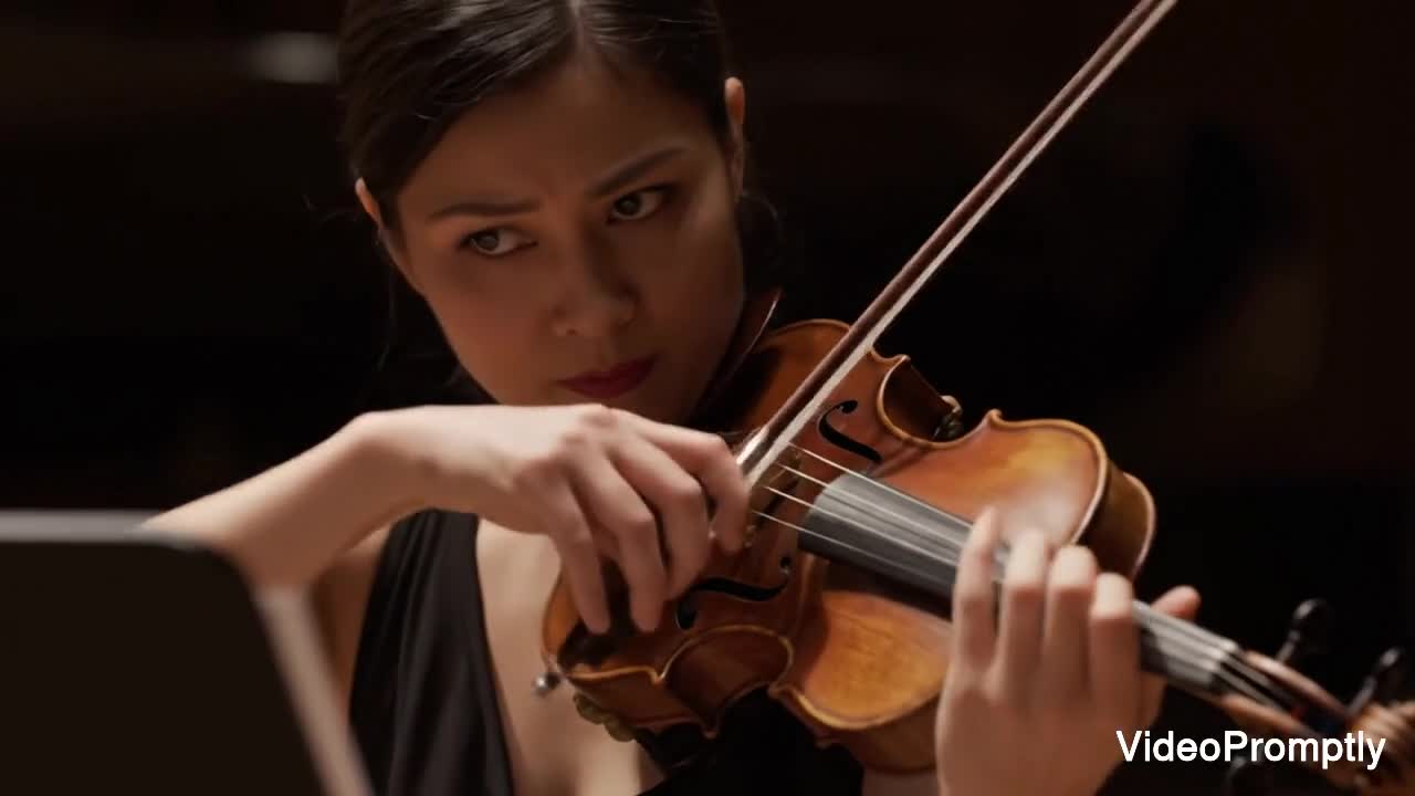 Classical Violinist Intense Focus