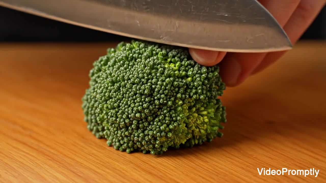Glass Broccoli ASMR