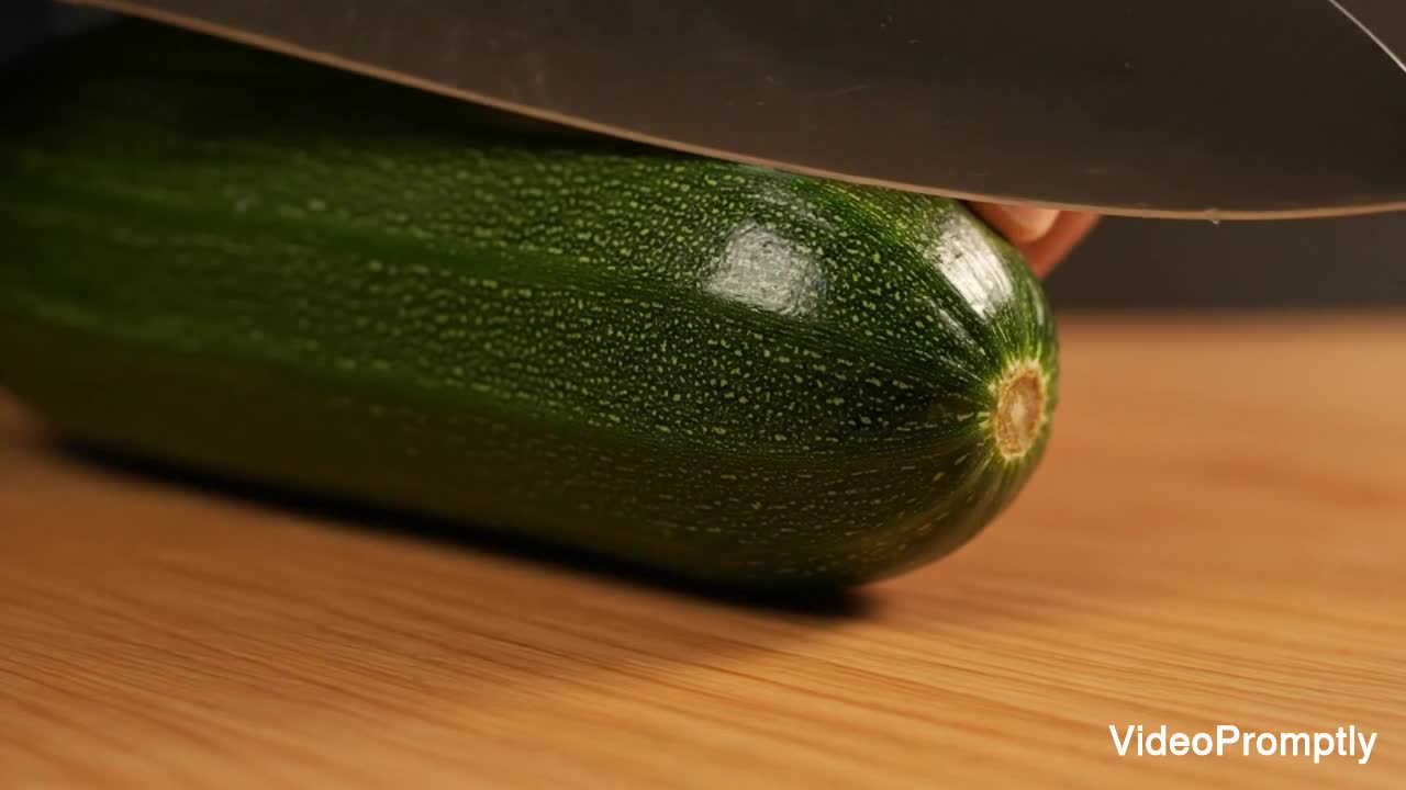 Glass Zucchini ASMR