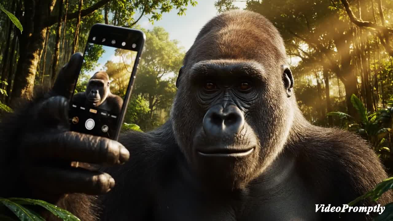 Gorilla Selfie Jungle Meta