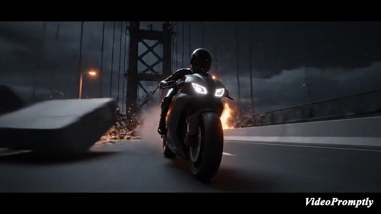 Motorcycle Bridge Jump