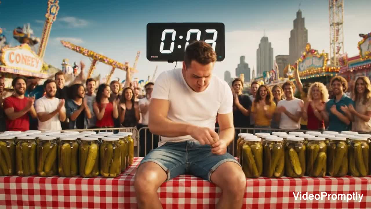 Pickle Eating Contest
