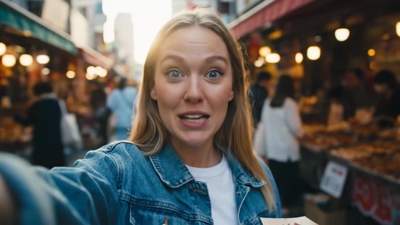 Selfie Travel Blogger Tokyo